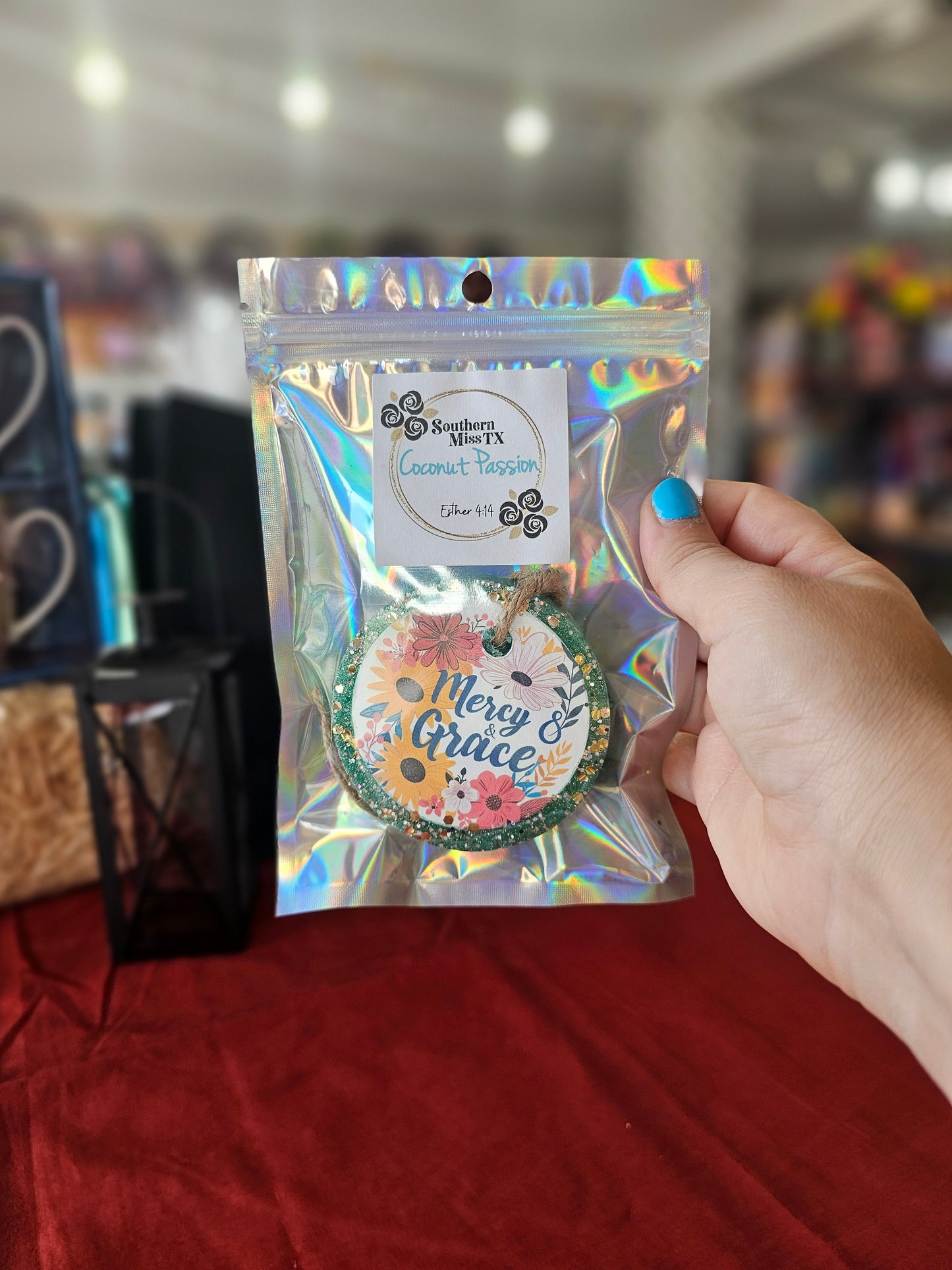 Mercy & Grace Car Freshie | Coconut Passion