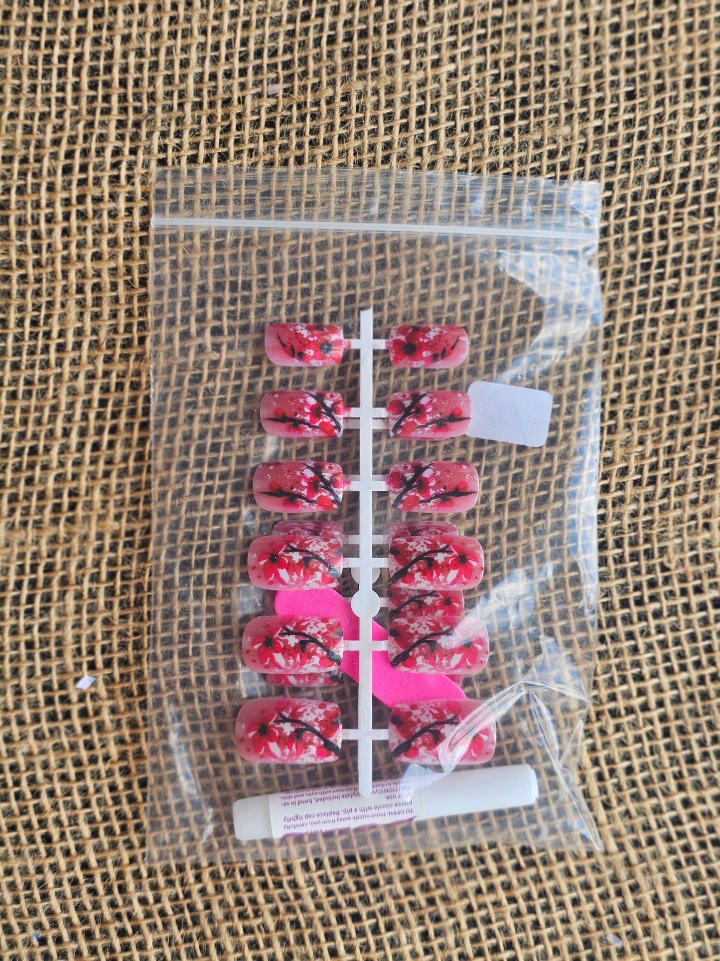 China Blossom Press on Nails