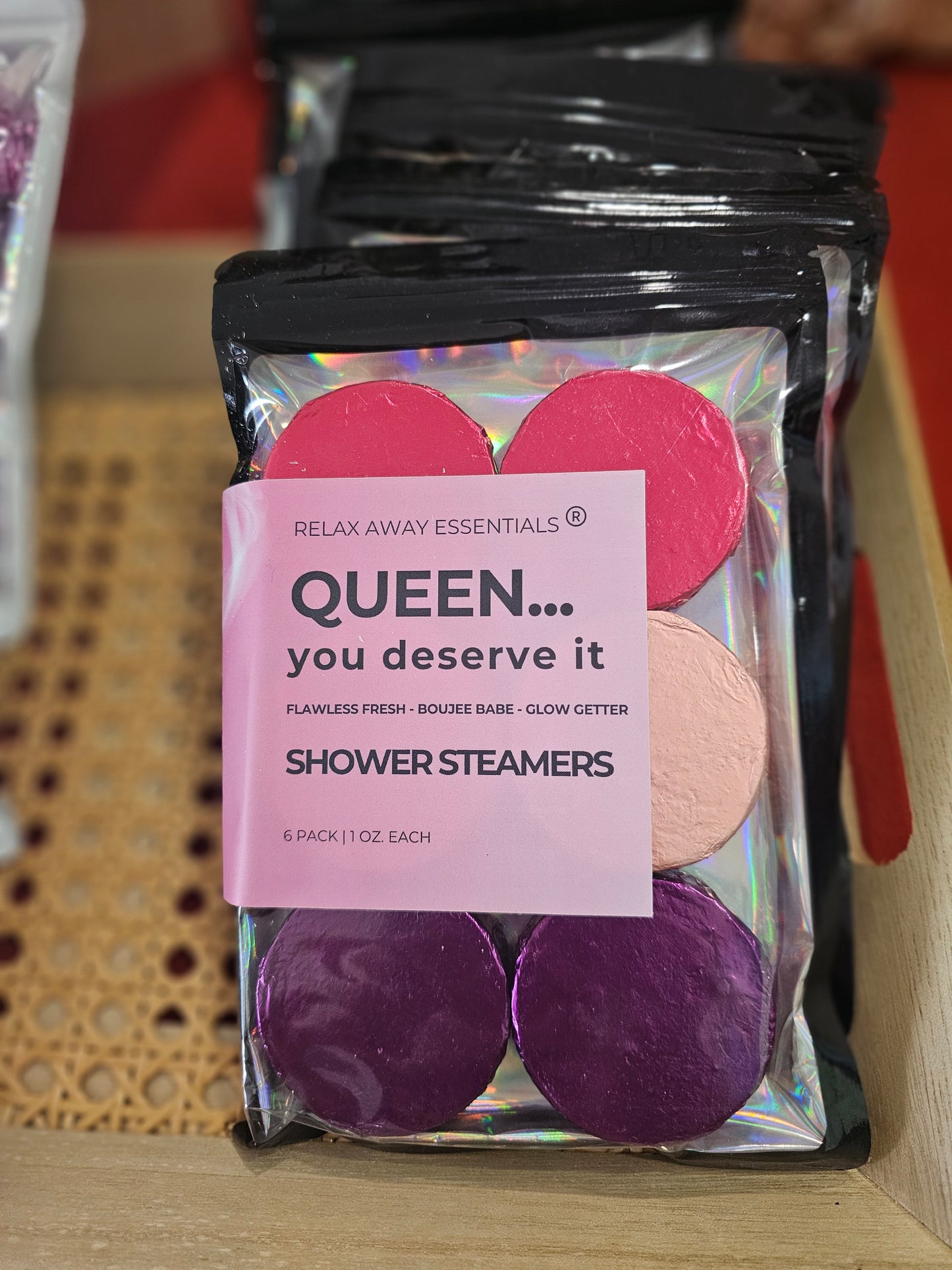 Queen... You Deserve it Shower Steamers 6 Pack