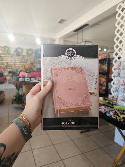 Giant Print Bible (Pink Leather) | KJV