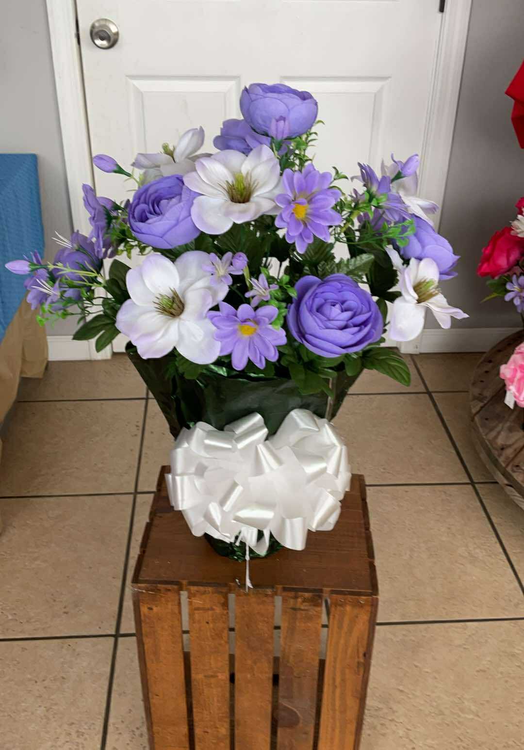 “Peaceful Presence” in Lavender Arrangement