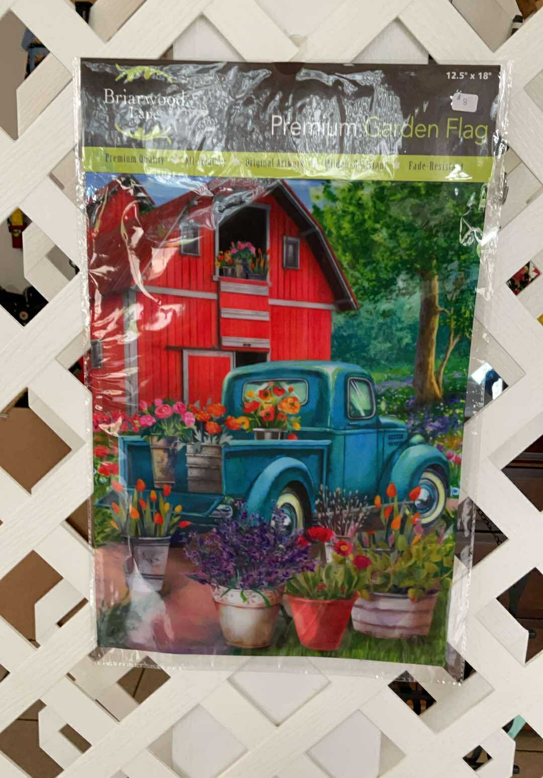 Farm In Spring Garden Flag