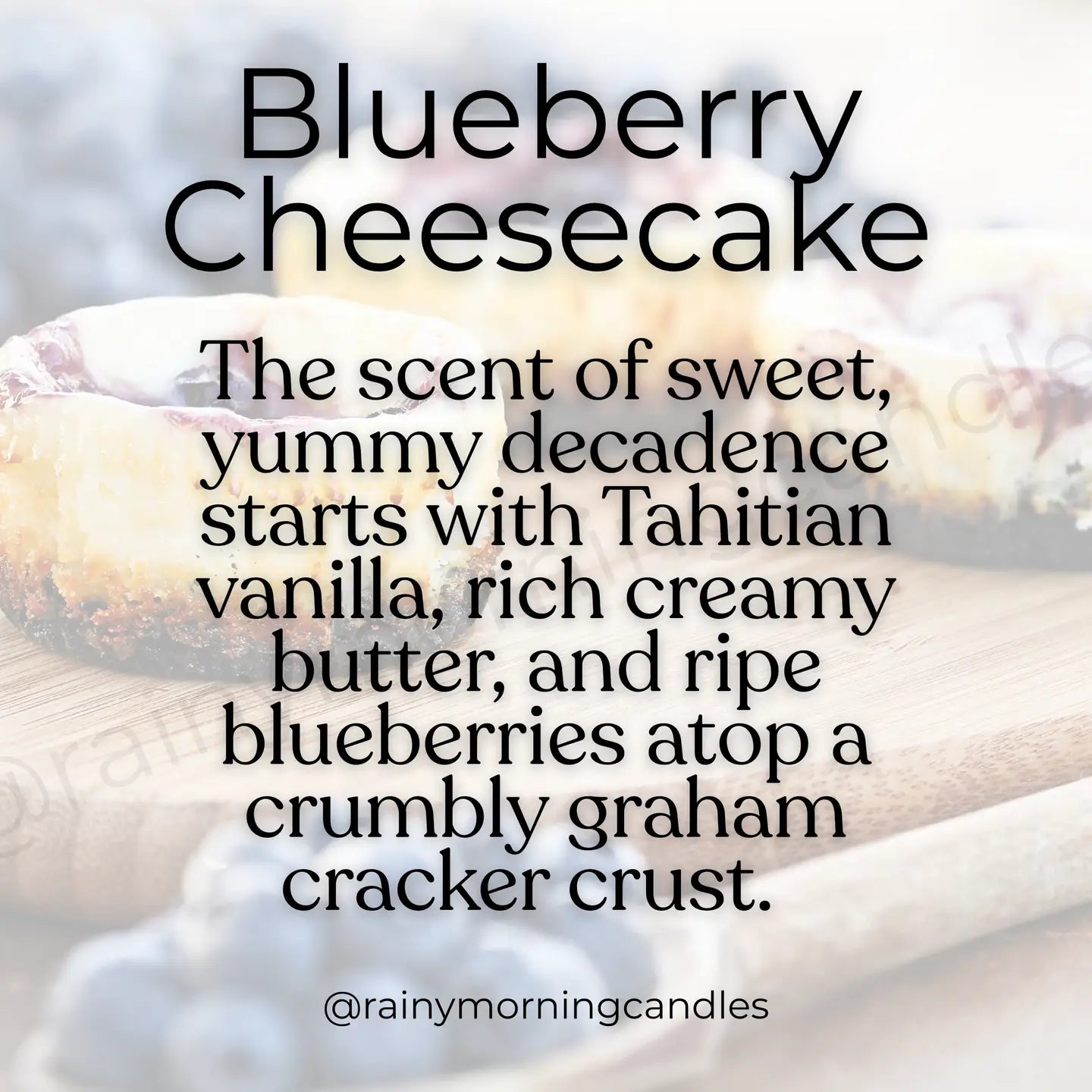 Blueberry Cheesecake Snap Bar Wax Melts