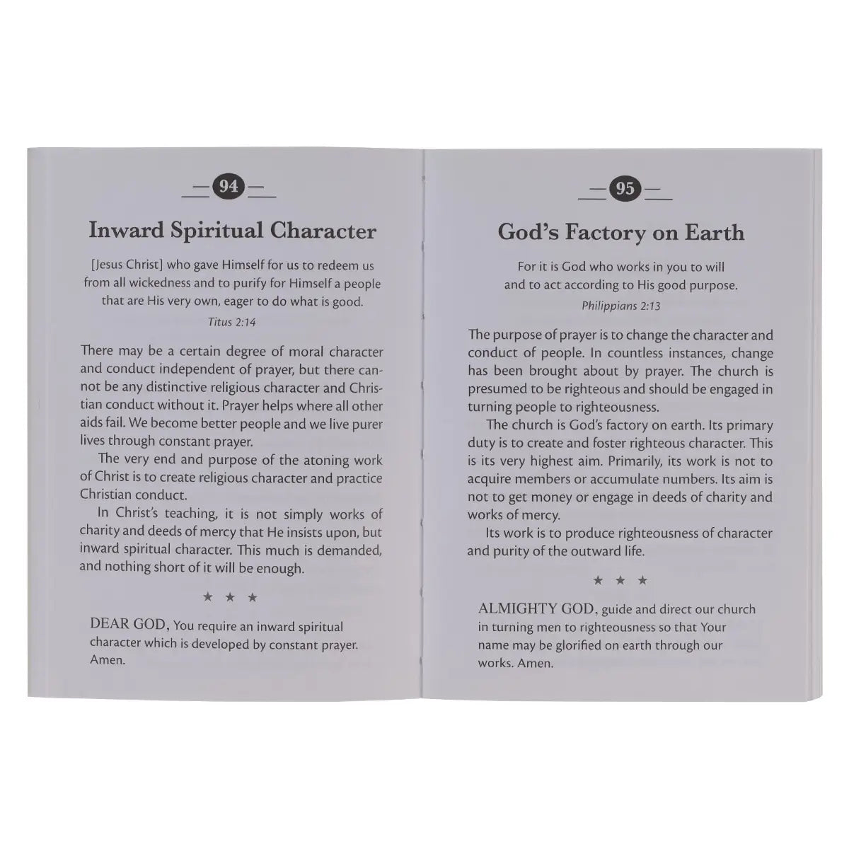 Mini Devotions the Power of Prayer