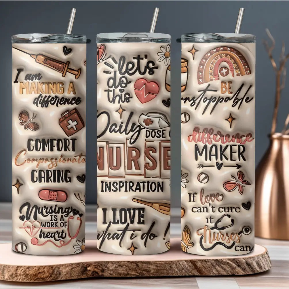 Daily Dose of Nurse 3D Tumbler