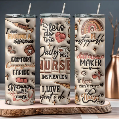 Daily Dose of Nurse 3D Tumbler