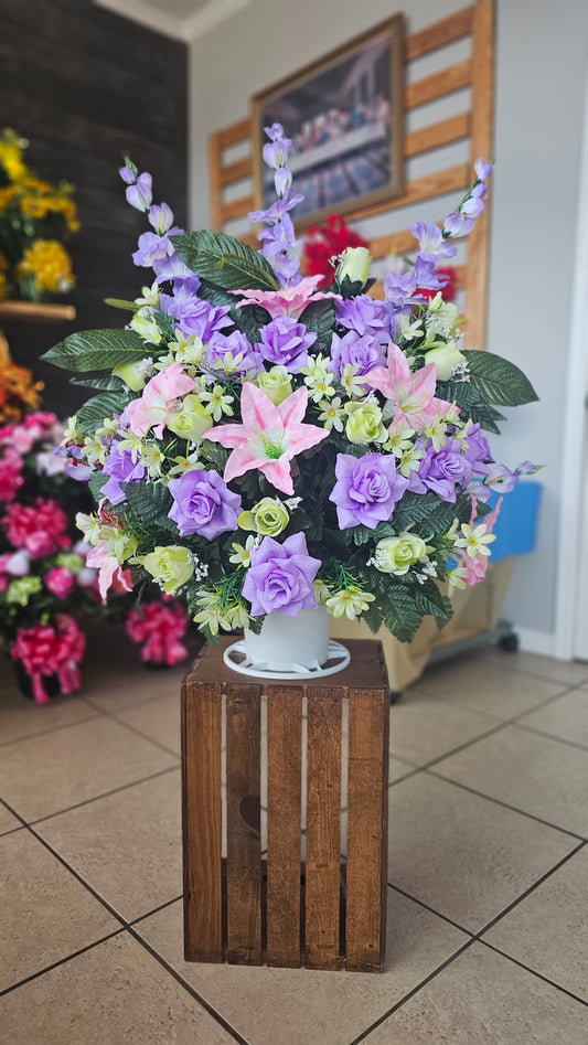 “Heaven’s Garden” in Purple Arrangement
