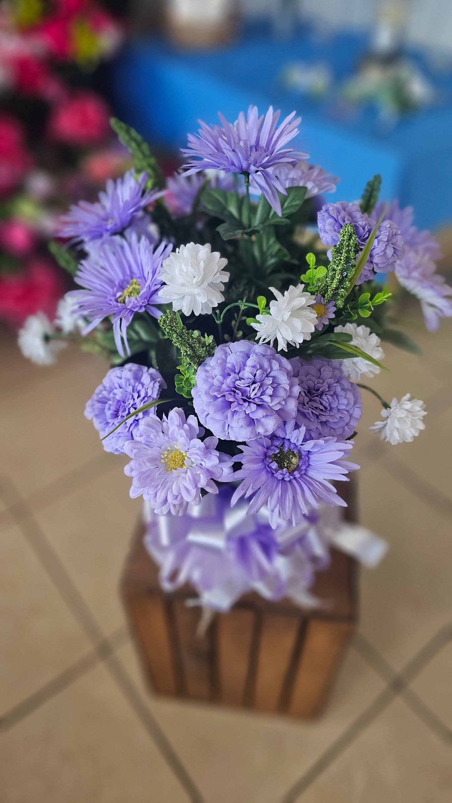 "Peaceful Promise" Purple Arrangement