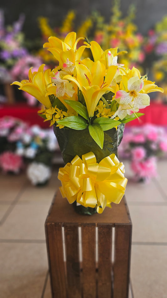 “Morning Joy” in Yellow Arrangement