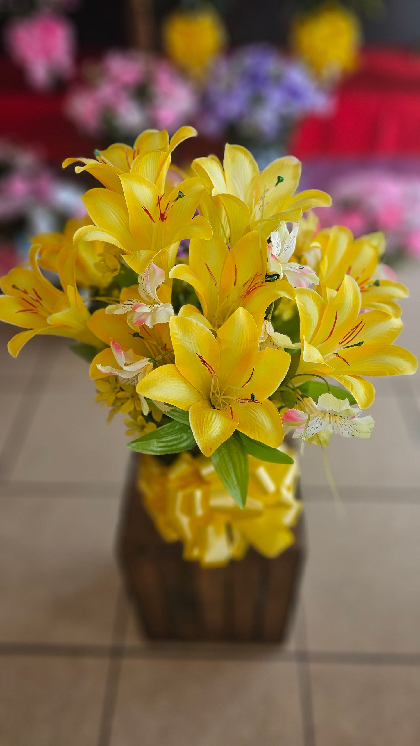 “Morning Joy” in Yellow Arrangement