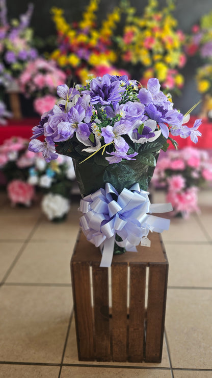 “Quiet Assurance” in Lavender Arrangement