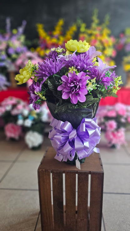 “Heaven’s Song” in Purple & Yellow Arrangement