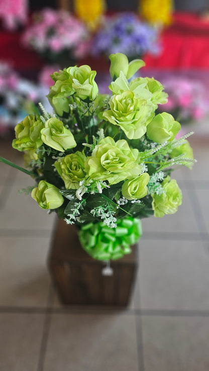 “Restful Peace” in Green Arrangement