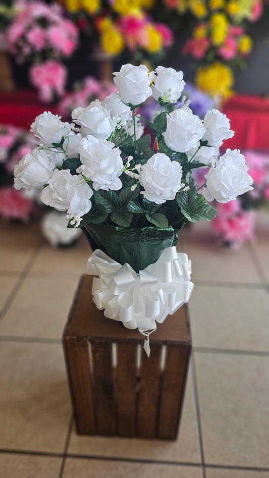 “Heaven's Embrace” in White Arrangement