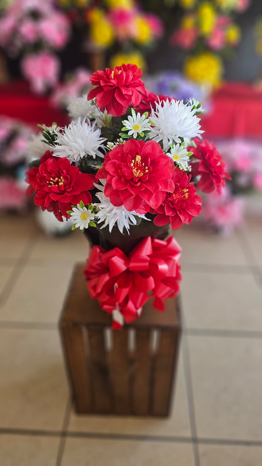 “Cherished Memory” Red Arrangement