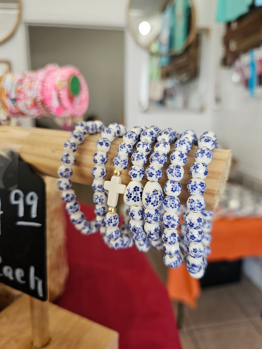 Cross Chinoiserie Bracelet