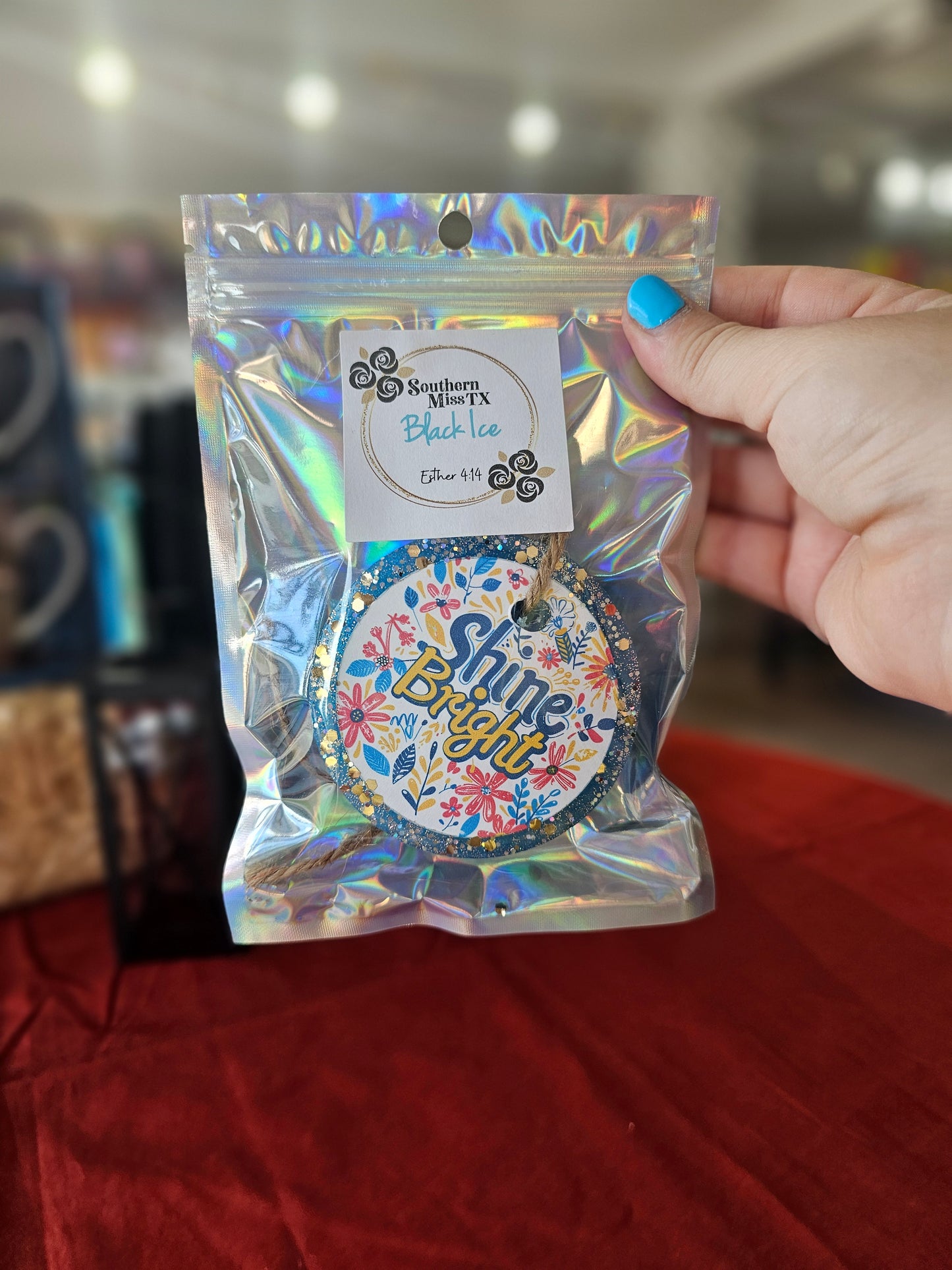 Shine Bright Car Freshie | Black Ice