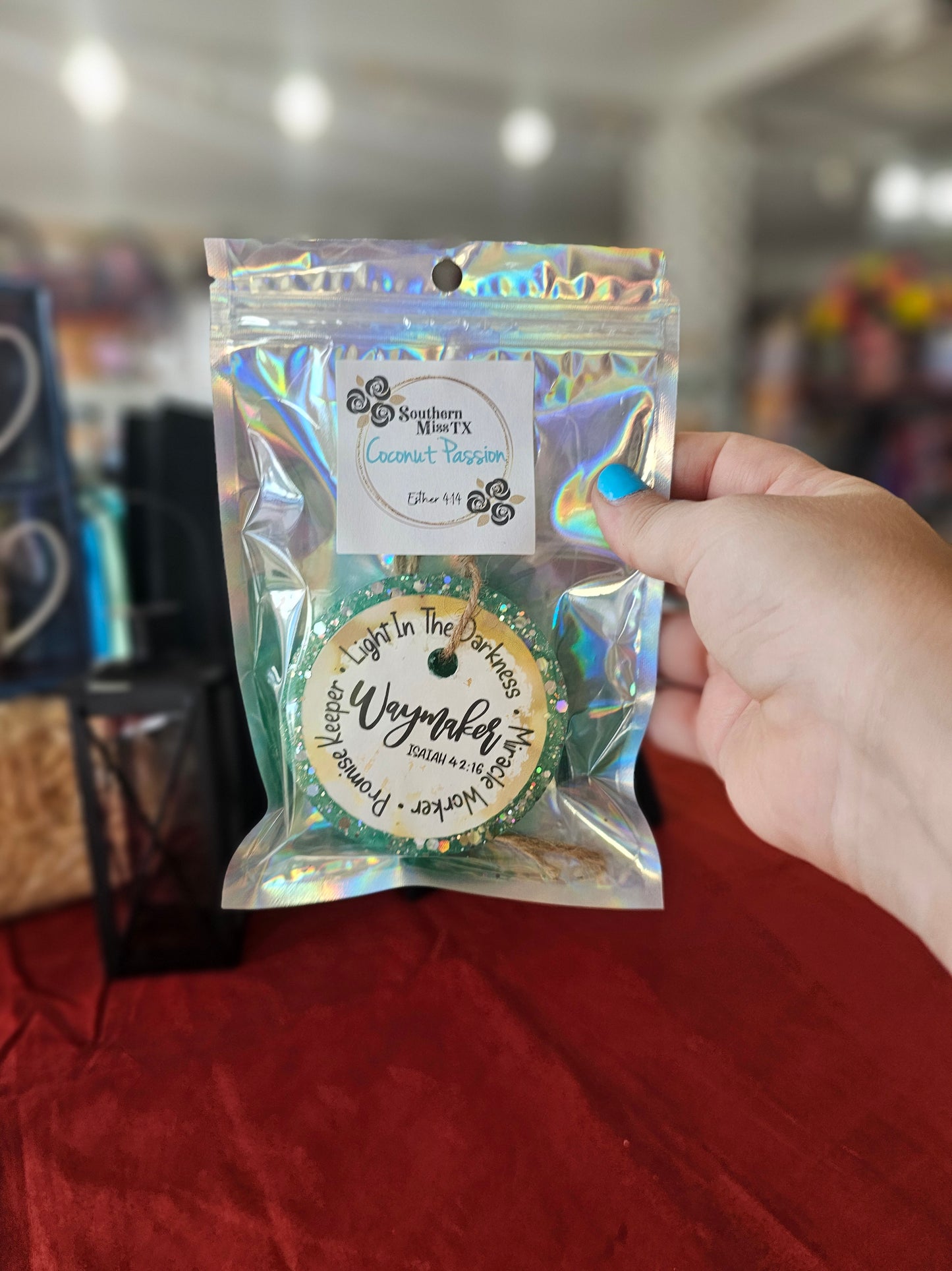 Isaiah 42:16 Waymaker Car Freshie