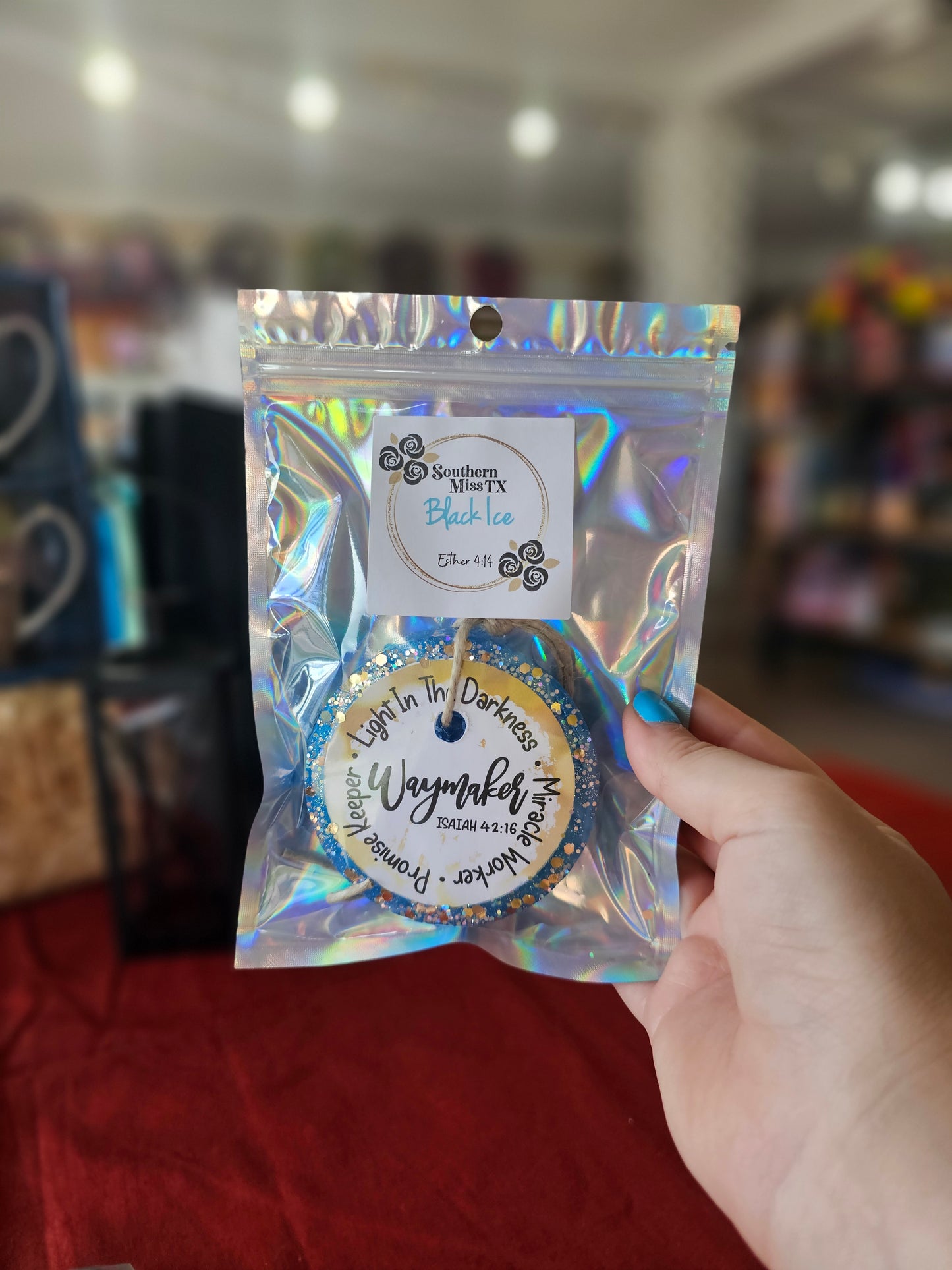 Isaiah 42:16 Waymaker Car Freshie