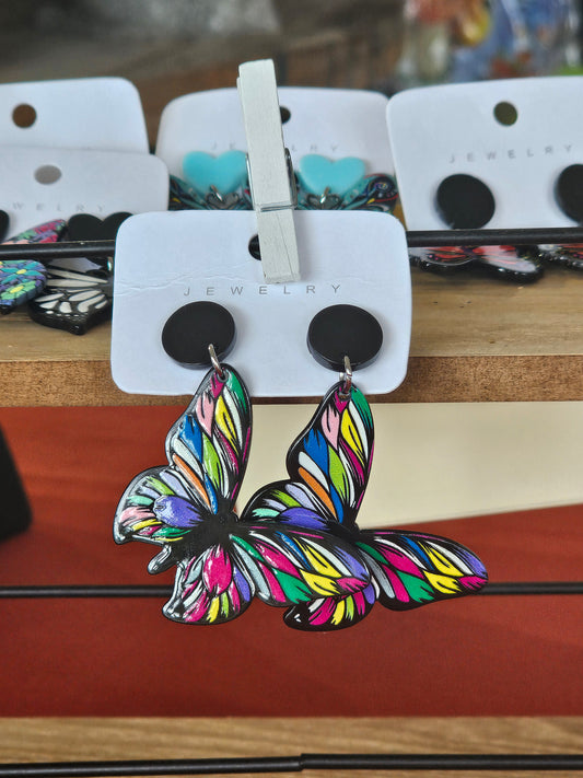 Bright Butterfly Earrings
