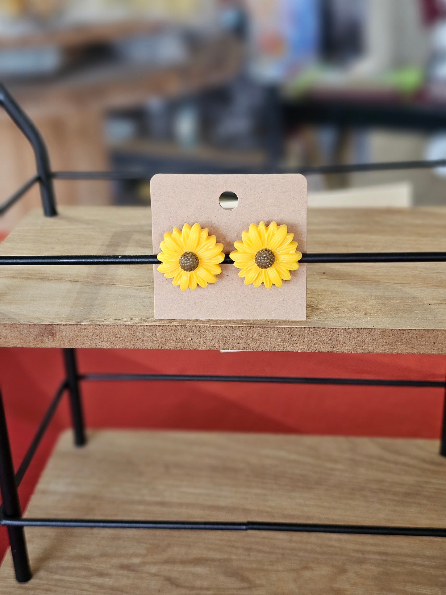 Sunflower Stud Earrings