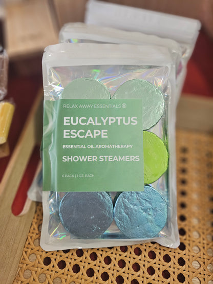 Eucalyptus Escape Shower Steamers 6 Pack