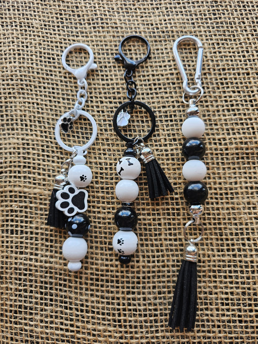 Paw Print Bag Charm Collection