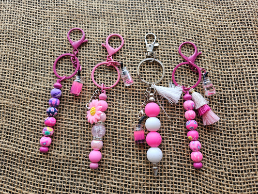Pink Boba Bag Charm Collection