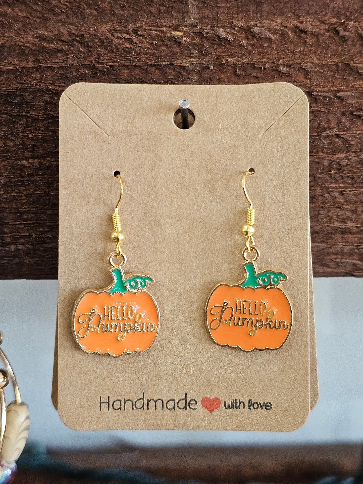 Hello Pumpkin Earrings