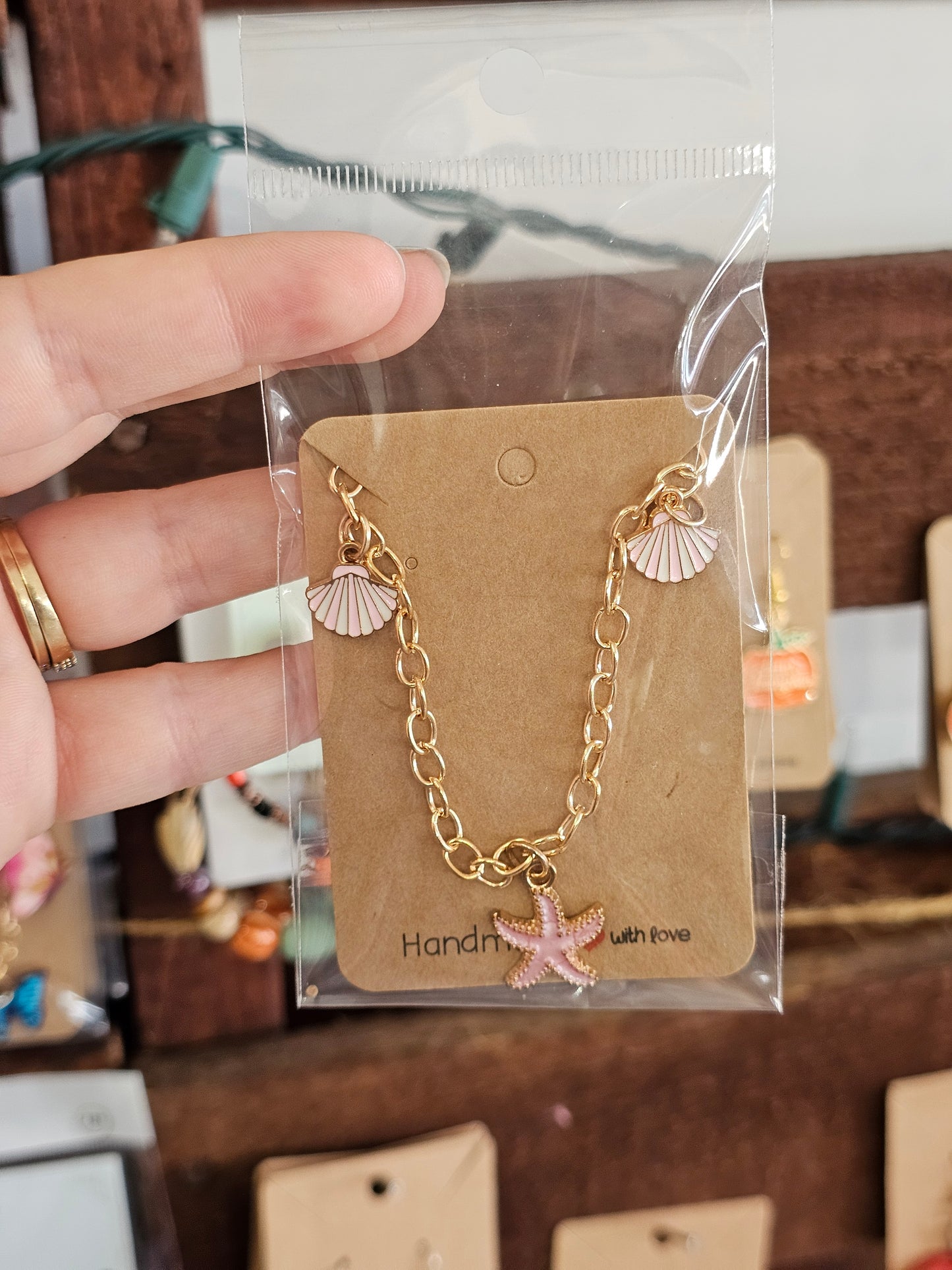 Sea Shell Charm Bracelet