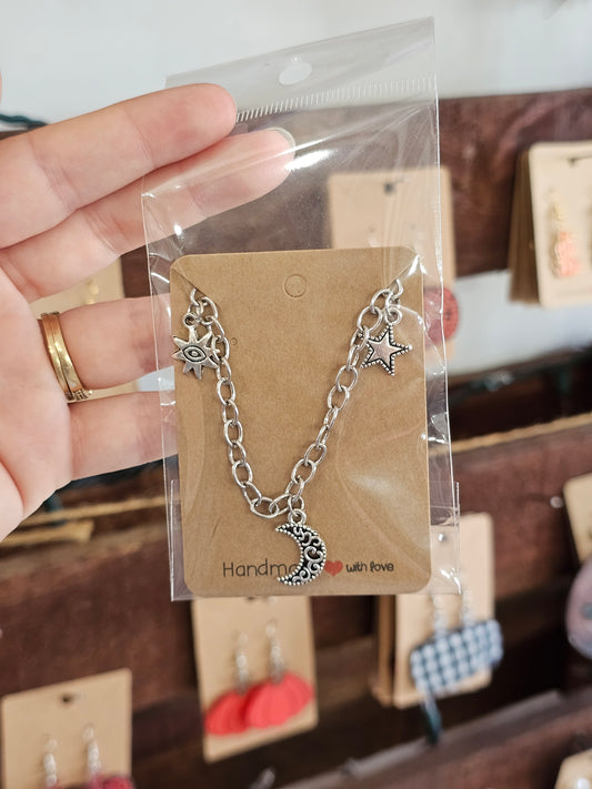 Star & Moon Charm Bracelet