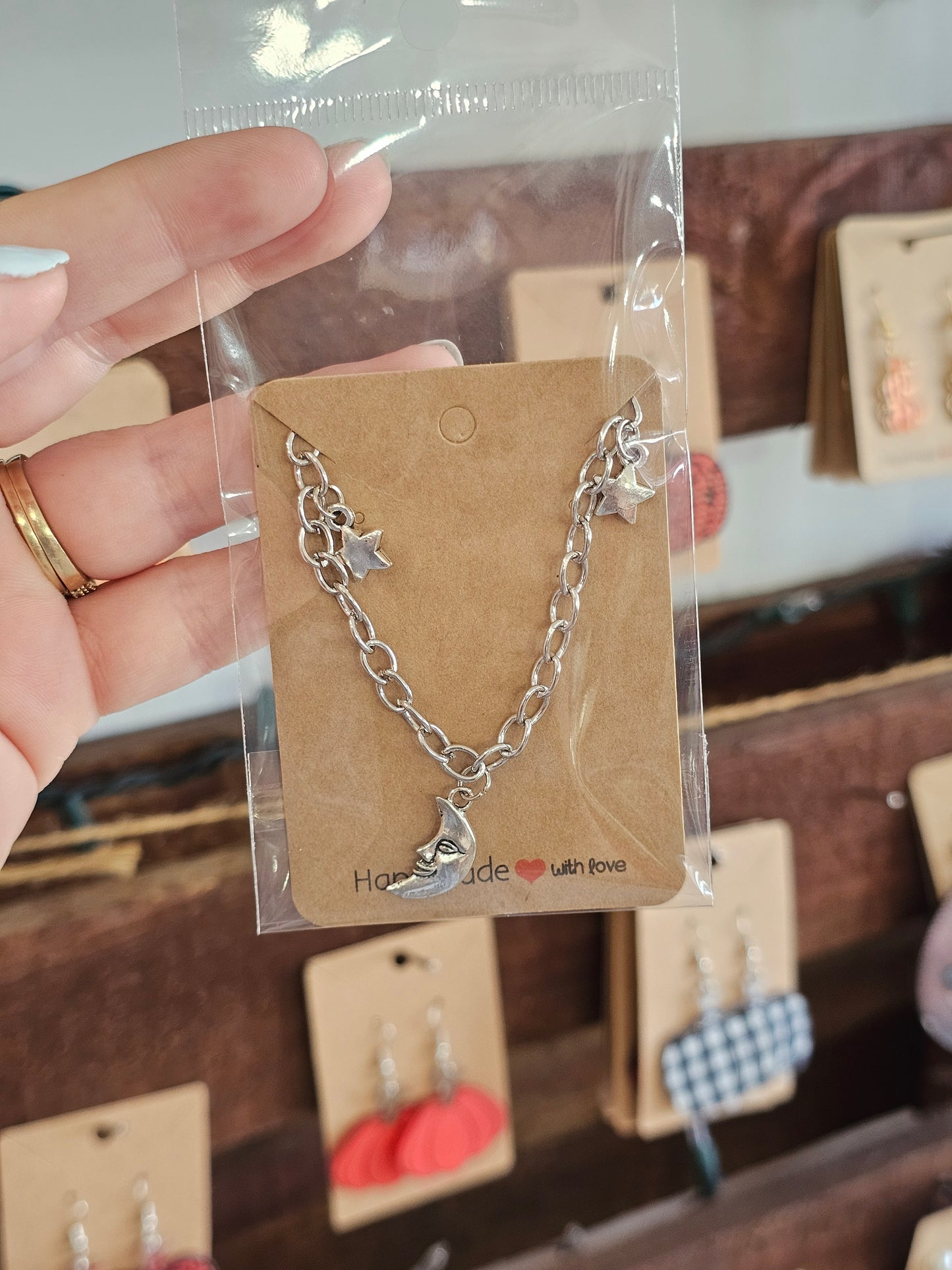 Star & Moon Charm Bracelet
