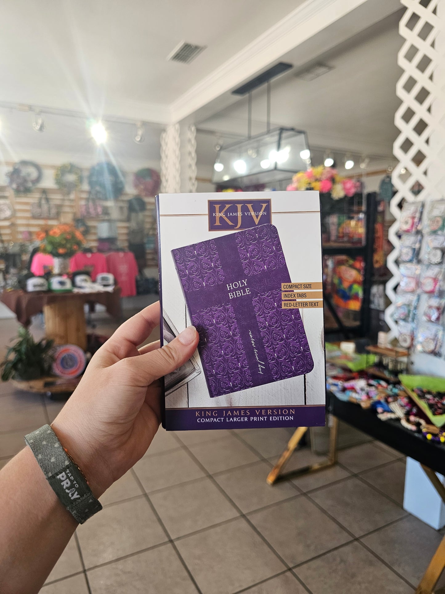 KJV Holy Bible - Purple