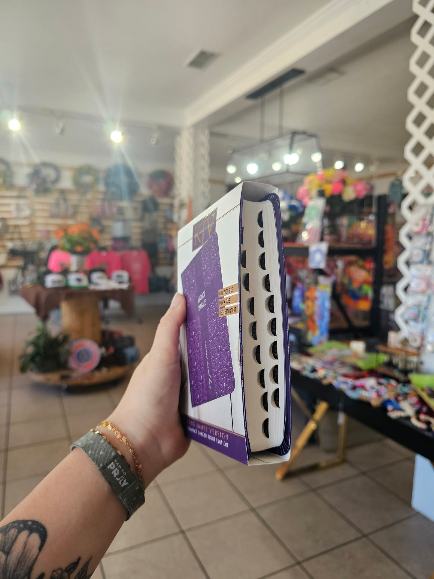 KJV Holy Bible - Purple