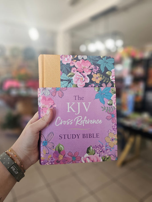 KJV Cross Reference Study Bible (Marmalade Blossoms)