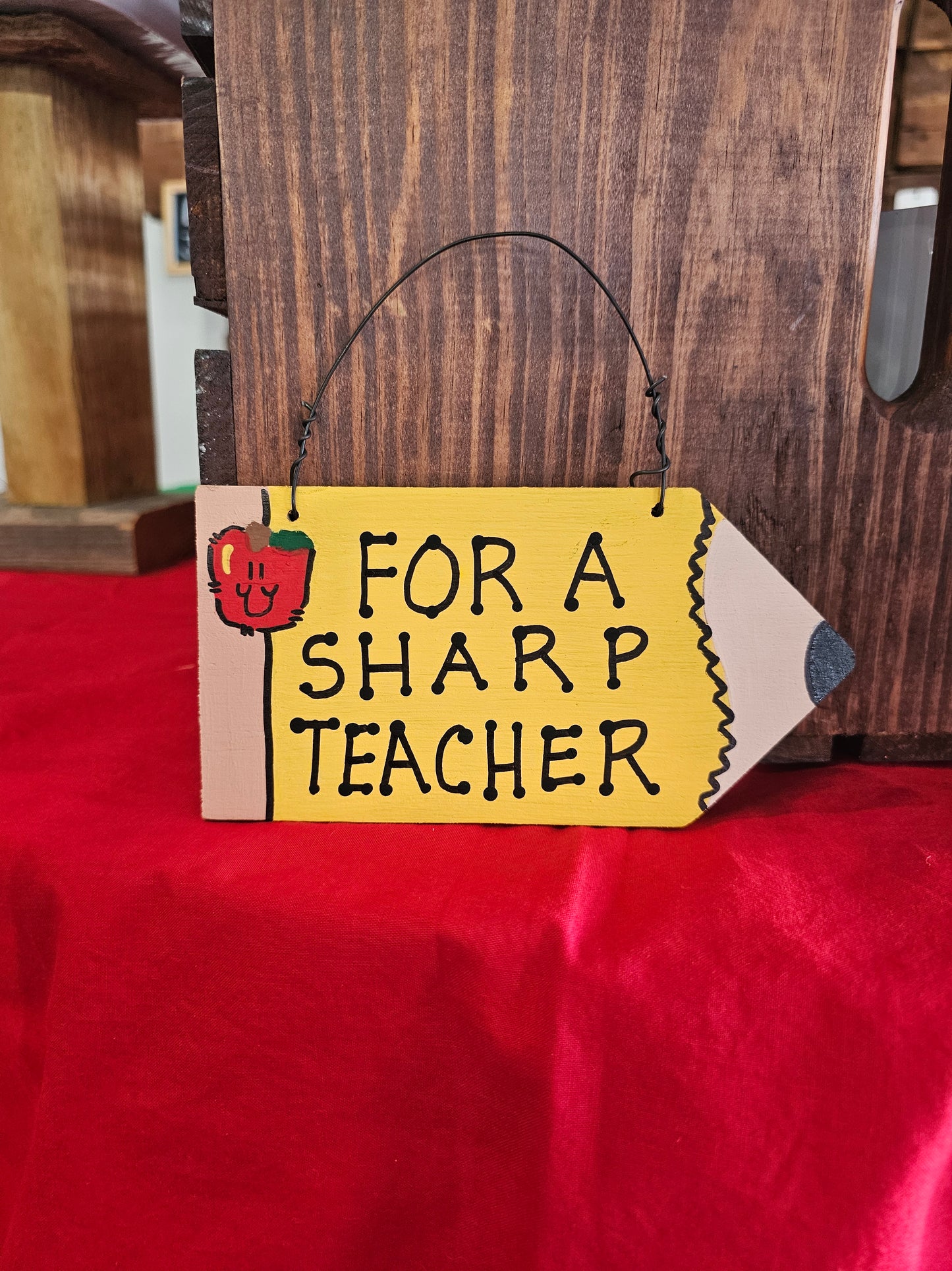 For a Sharp Teacher Sign
