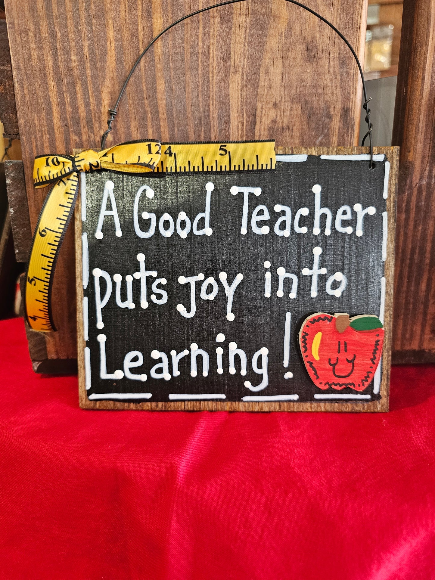 A Teacher's Worth Cannot Be Measured Sign