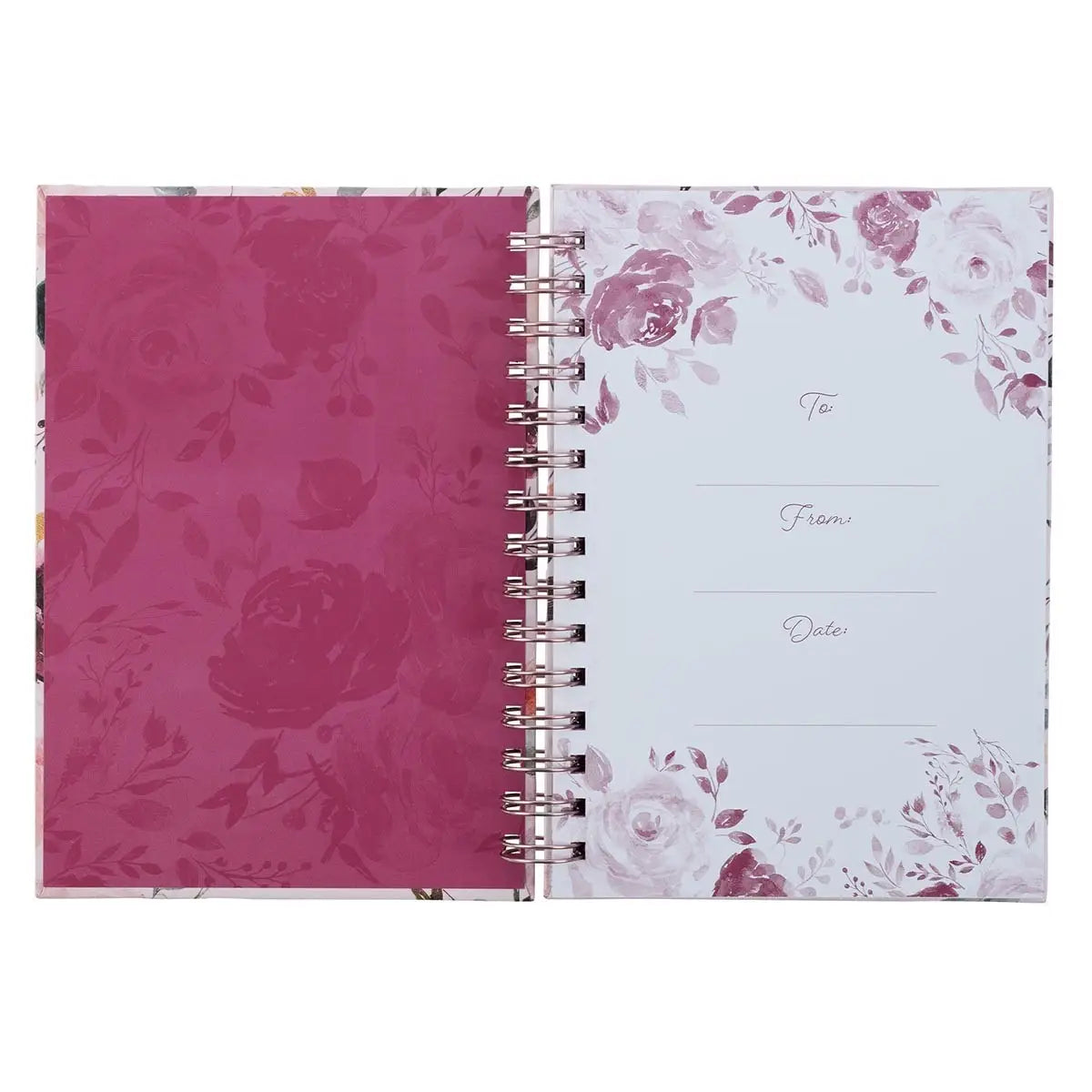 Journal Wirebound Pink Floral the Plans Jer. 29:11