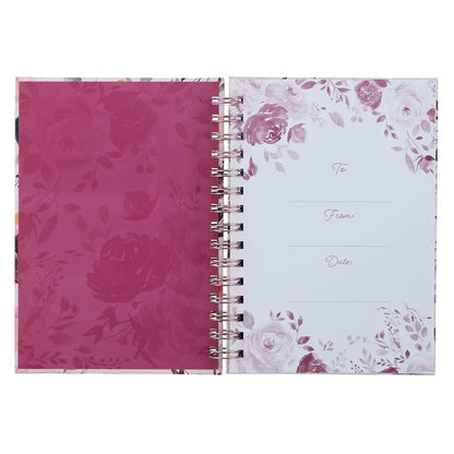 Journal Wirebound Pink Floral the Plans Jer. 29:11