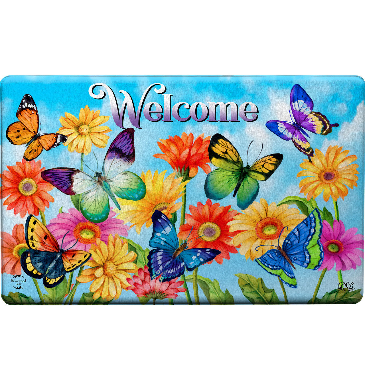 Fluttering Butterflies Comfort Mat