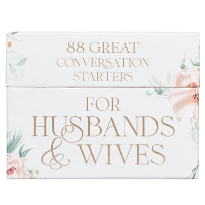 88 Great Conversations Starters For Husbands & Wives Scripture Cards