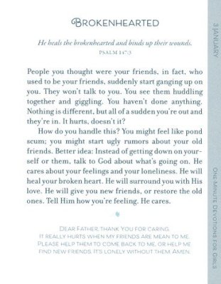 One-Minute Devotions for Girls