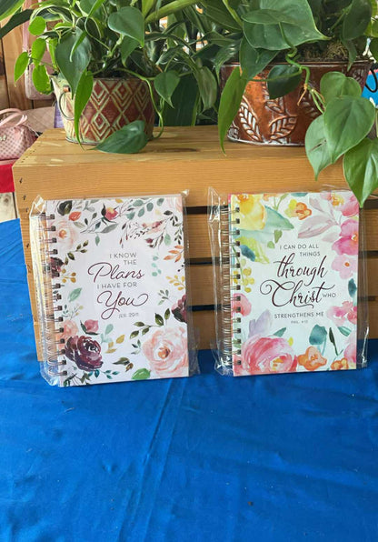 Journal Wirebound Pink Floral the Plans Jer. 29:11