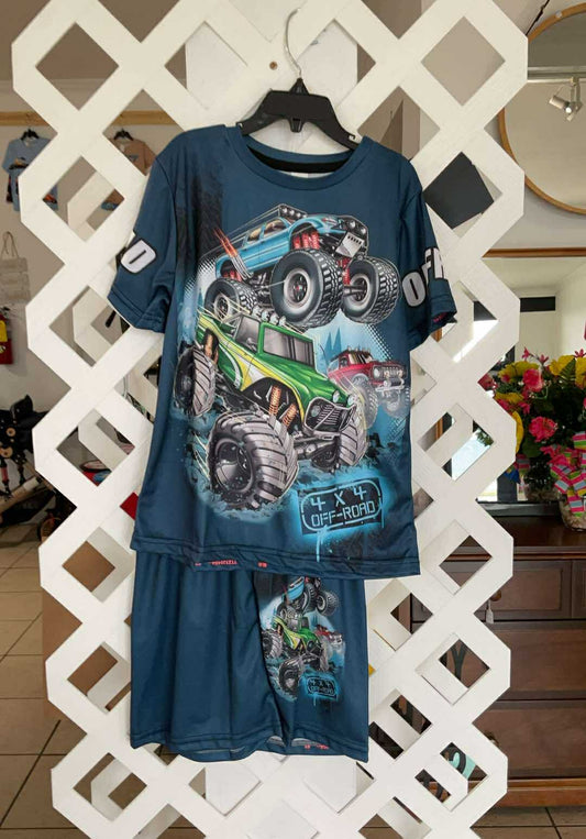 Monster Trucks Shorts Set