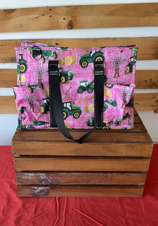 Tractor Field Pink Bag Collection