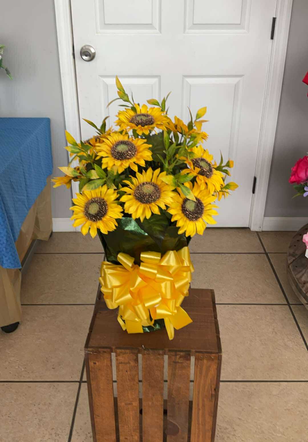 “Simple Blessing” in Sunflower Arrangement