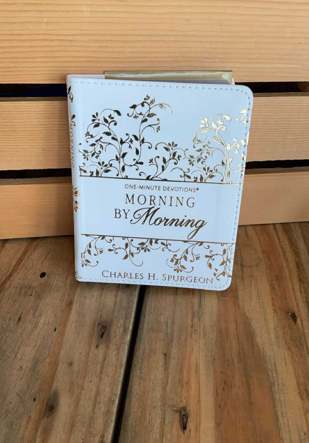 One-Minute Devotions Morning By Morning, Lux Leather