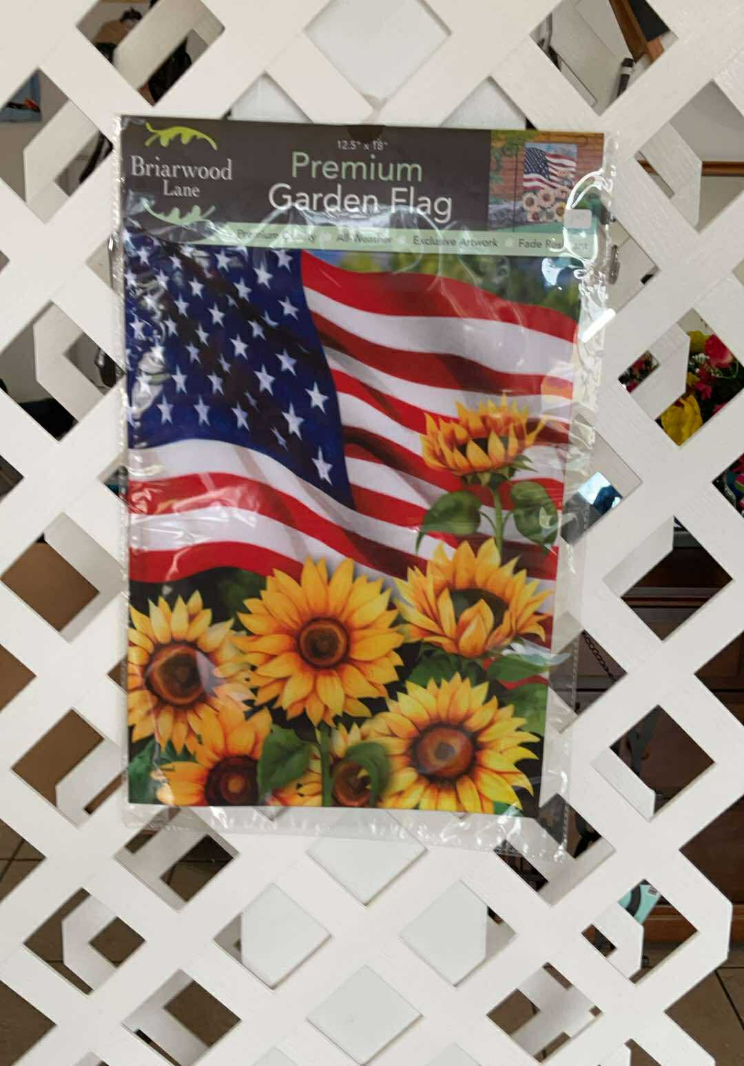 American Sunflowers Garden Flag