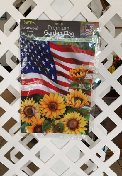 American Sunflowers Garden Flag