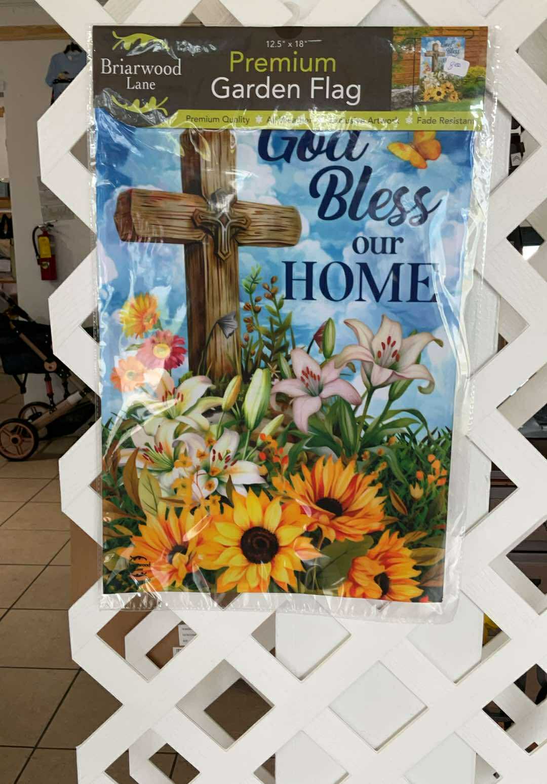 God Bless Our Home Garden Flag